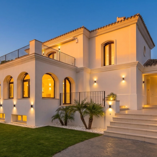 Modern Andalusian Villa Steps from the Beach