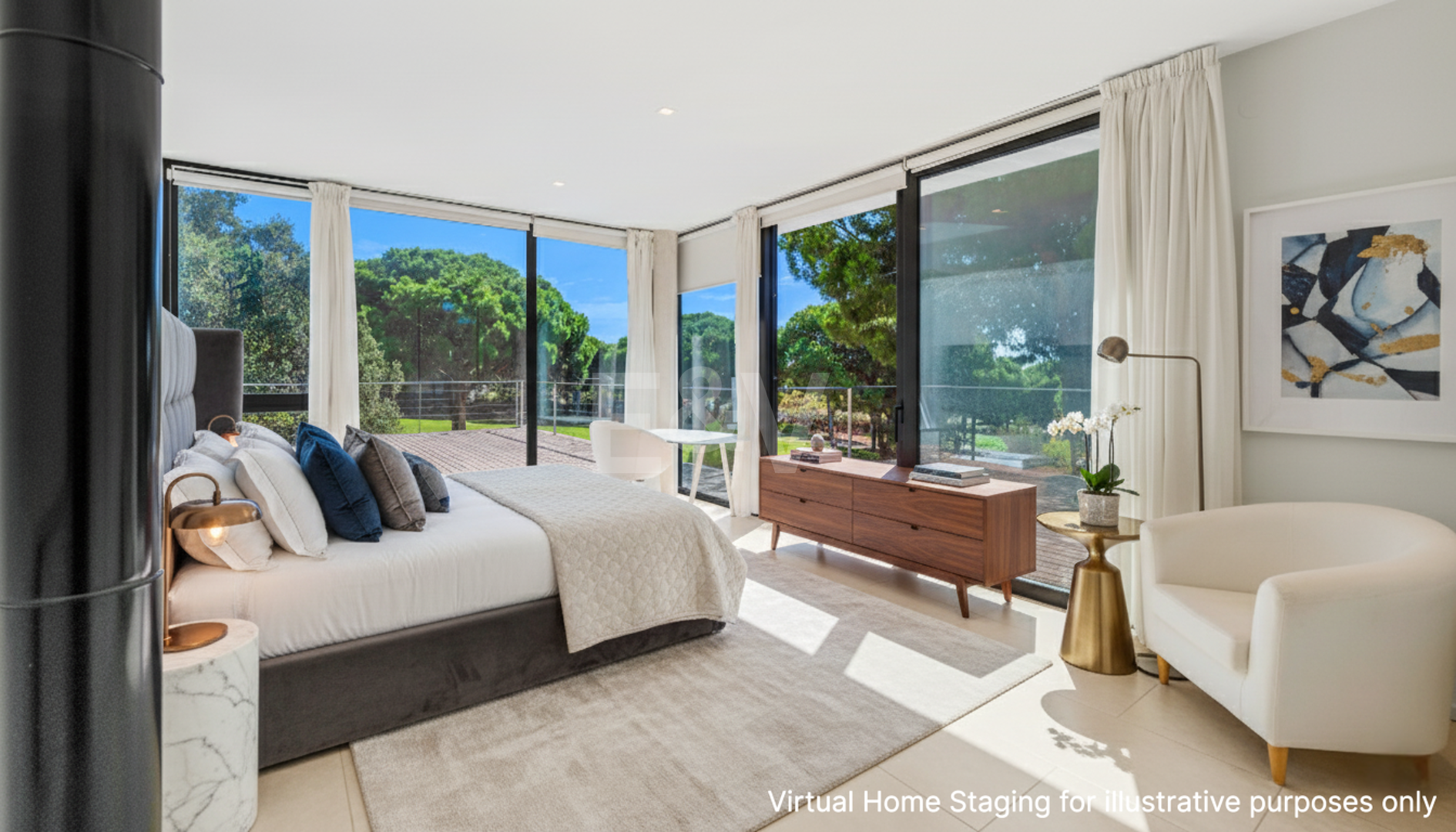 Contemporary Elegance: Stylish Villa at the Golf with Pool and Open-Plan Design