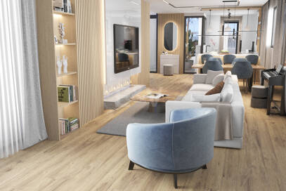 New Villa steps from the Beach with Stone Pool and a Splendid Garden