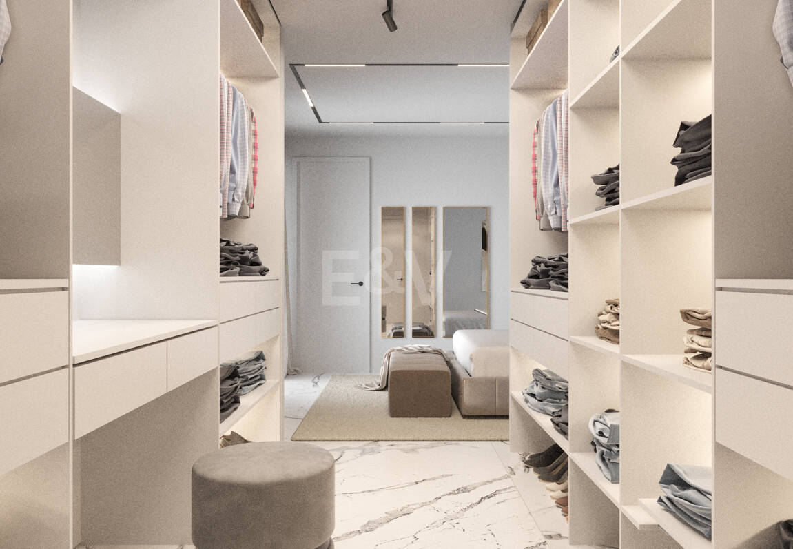 New Villa steps from the Beach with Stone Pool and a Splendid Garden