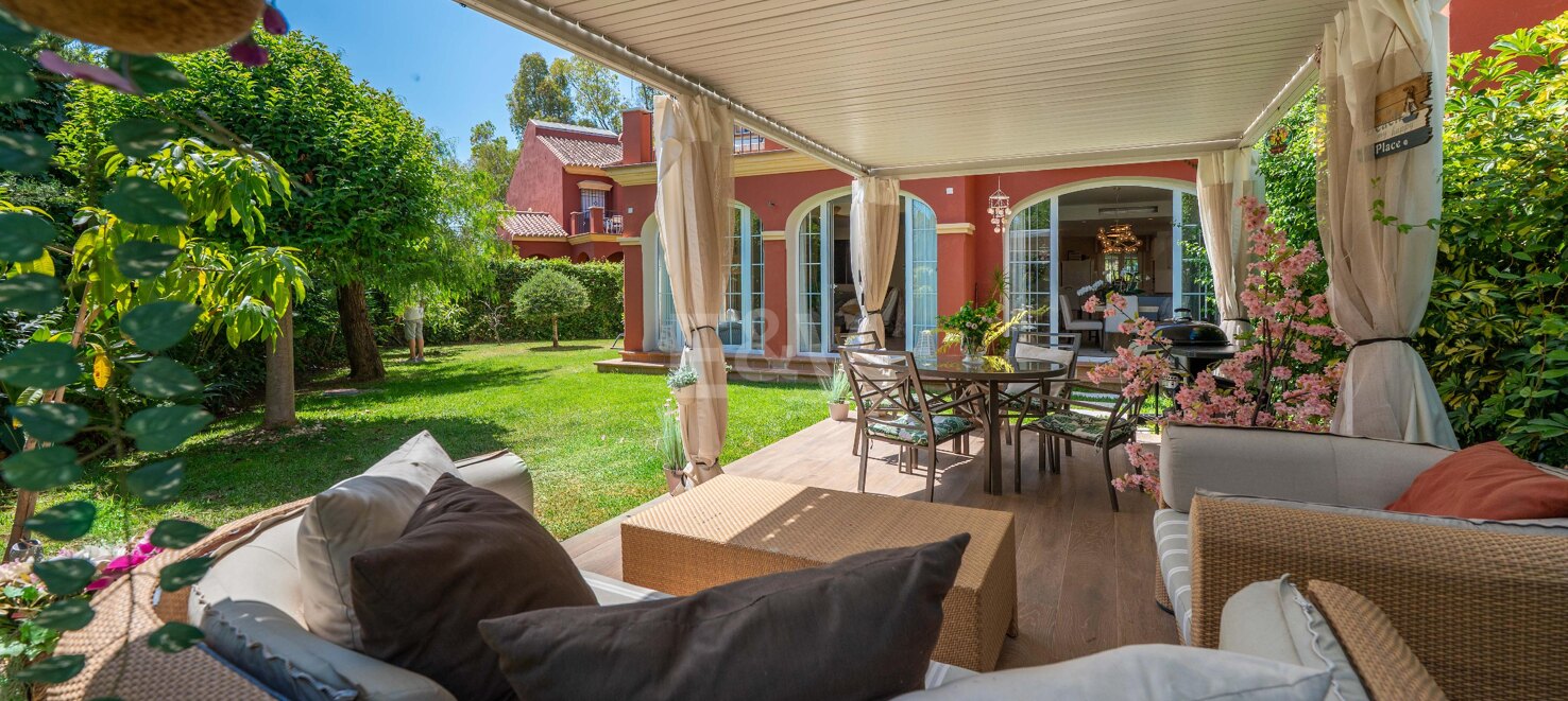 Frontline Golf Corner House with Private Garden in Prestigious Gated Community