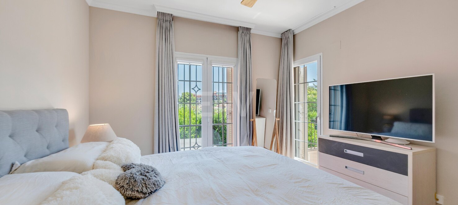 Frontline Golf Corner House with Private Garden in Prestigious Gated Community