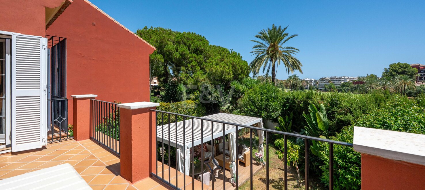 Frontline Golf Corner House with Private Garden in Prestigious Gated Community