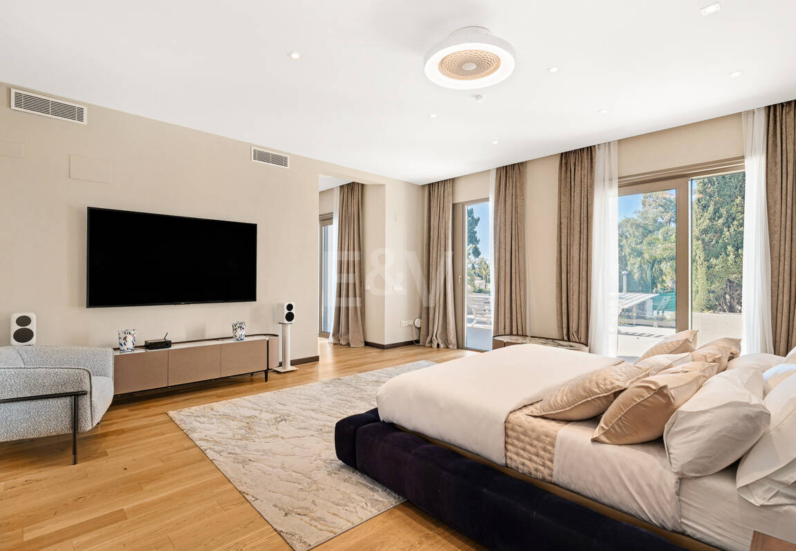 Sofisticada villa cerca de la playa y el golf de Guadalmina