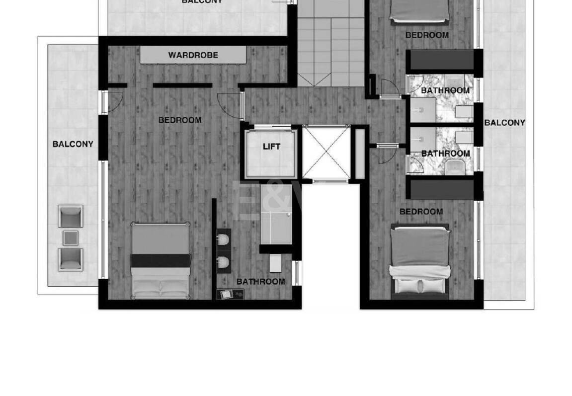 Modern Villa with Sea and Mountain Views