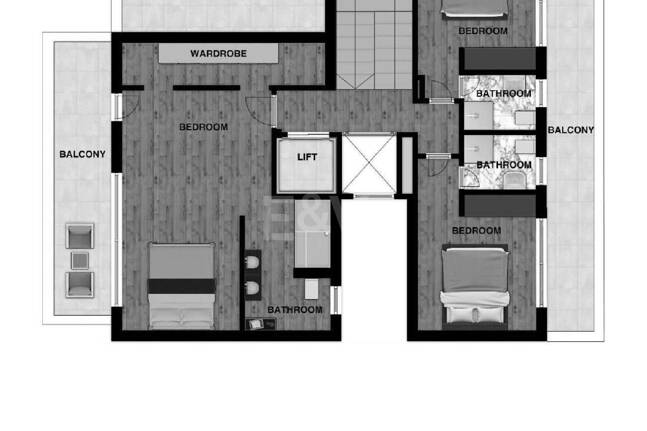 Modern Villa with Sea and Mountain Views