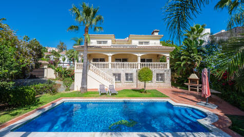 Mediterranean Villa with Mature Garden and Pool in Marbesa