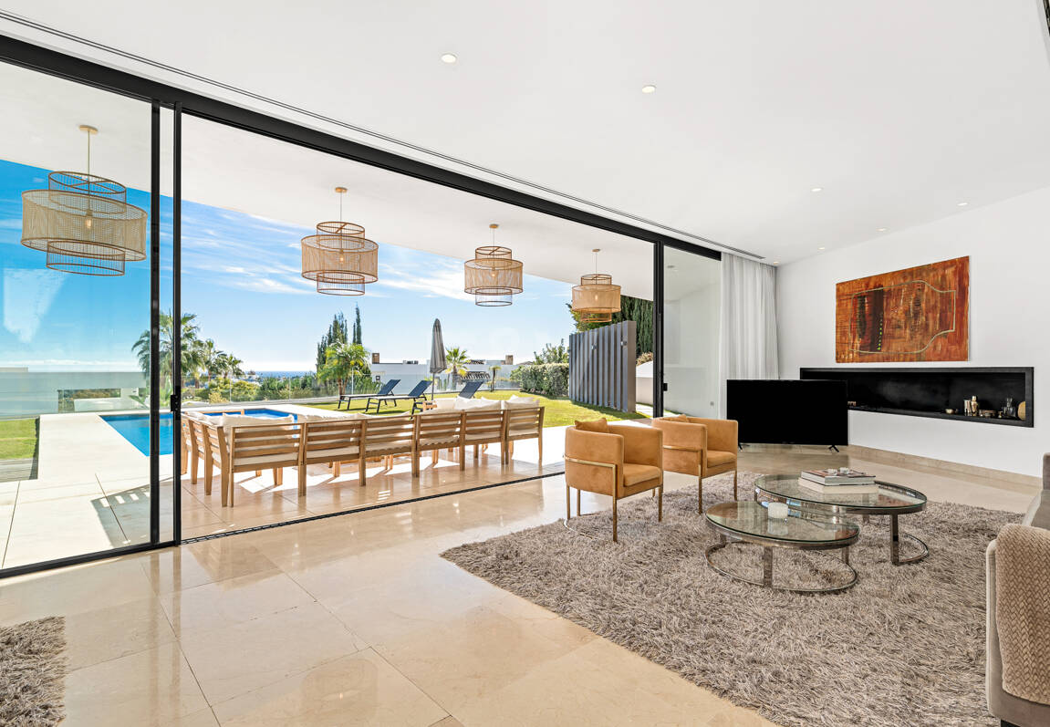 Architectural Gem With Open Sea and Mountain Views