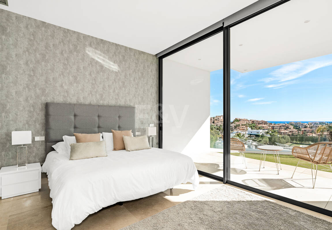 Architectural Gem With Open Sea and Mountain Views