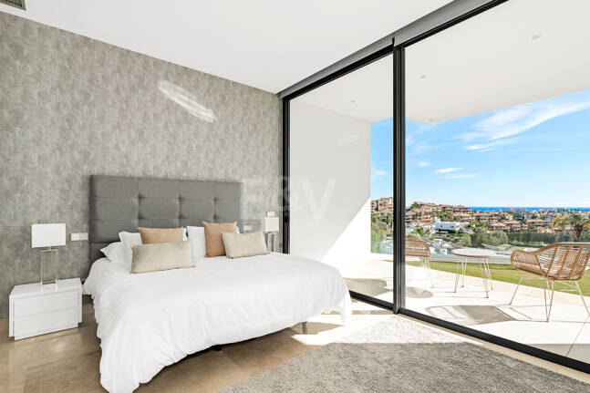 Architectural Gem With Open Sea and Mountain Views