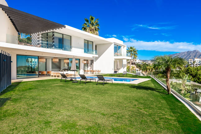 Architectural Gem With Open Sea and Mountain Views