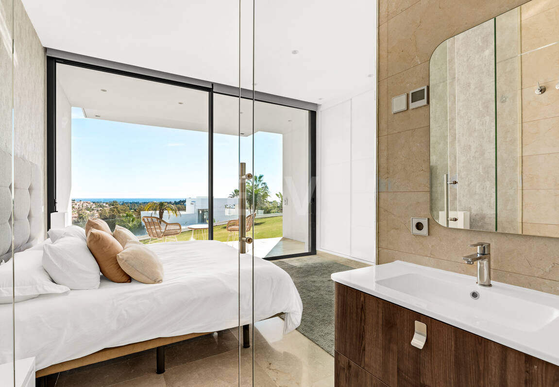 Architectural Gem With Open Sea and Mountain Views