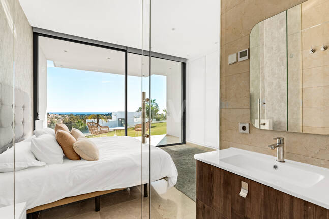 Architectural Gem With Open Sea and Mountain Views