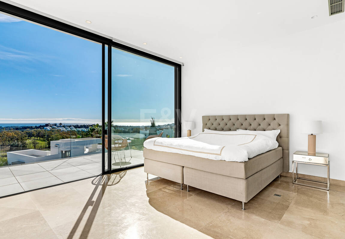 Architectural Gem With Open Sea and Mountain Views