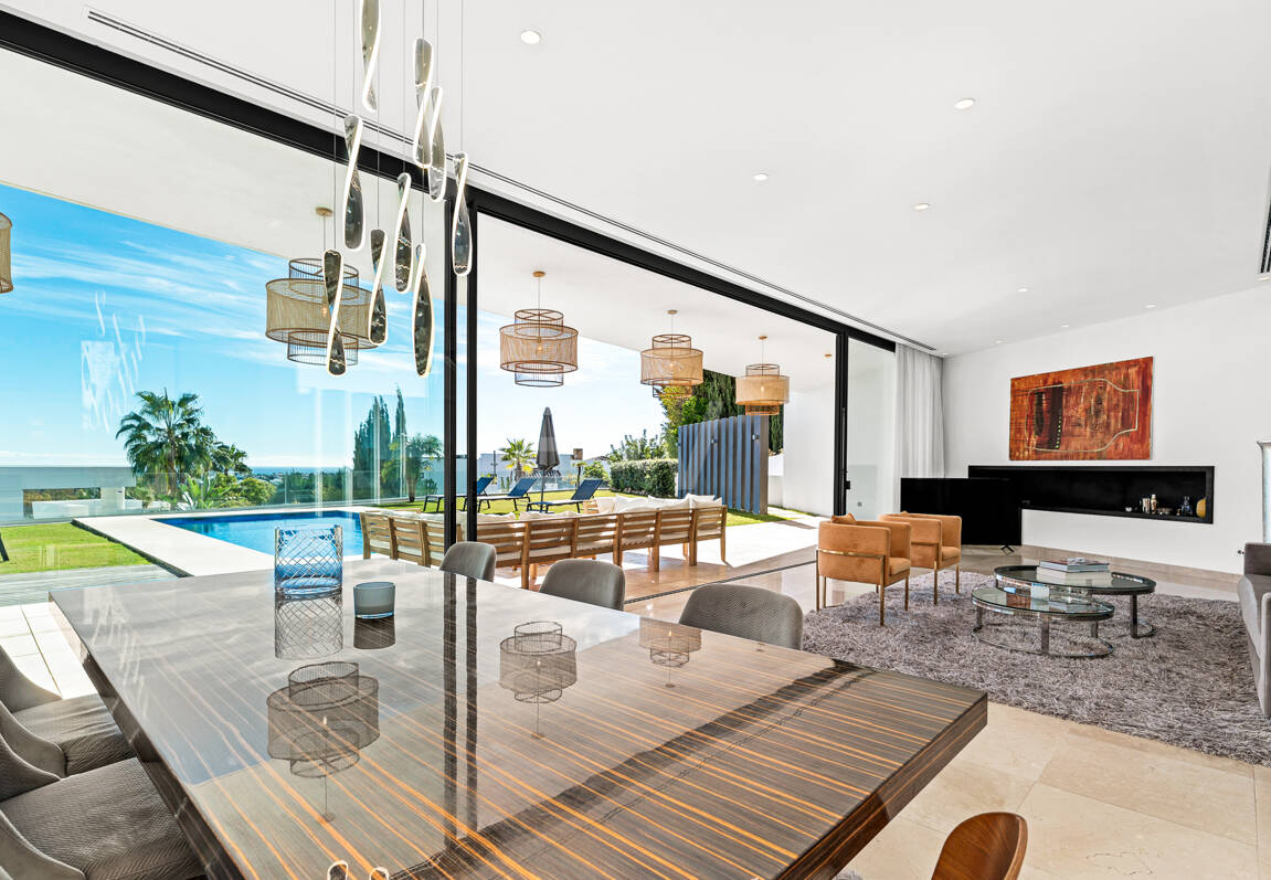 Architectural Gem With Open Sea and Mountain Views