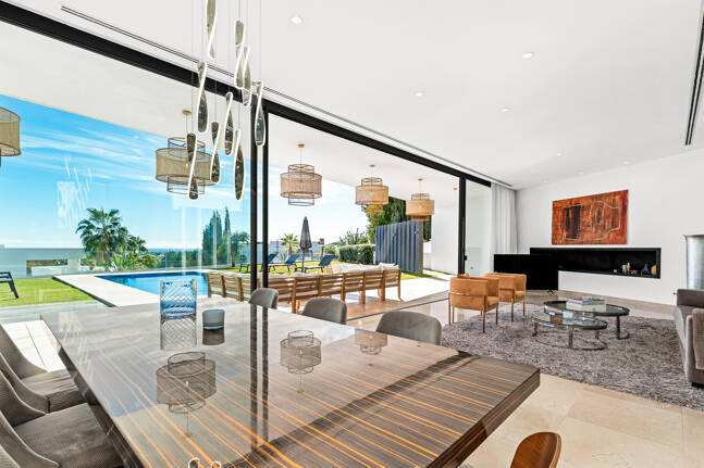 Architectural Gem With Open Sea and Mountain Views