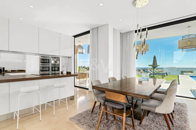 Architectural Gem With Open Sea and Mountain Views