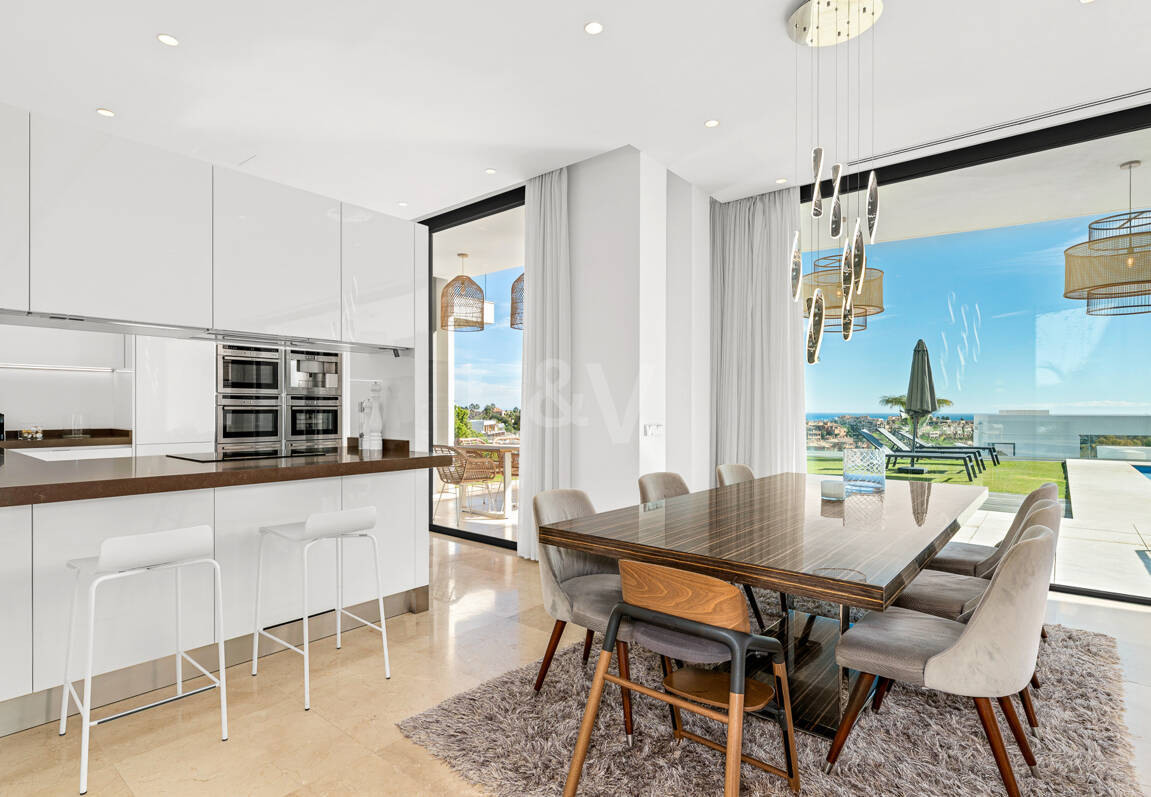 Architectural Gem With Open Sea and Mountain Views