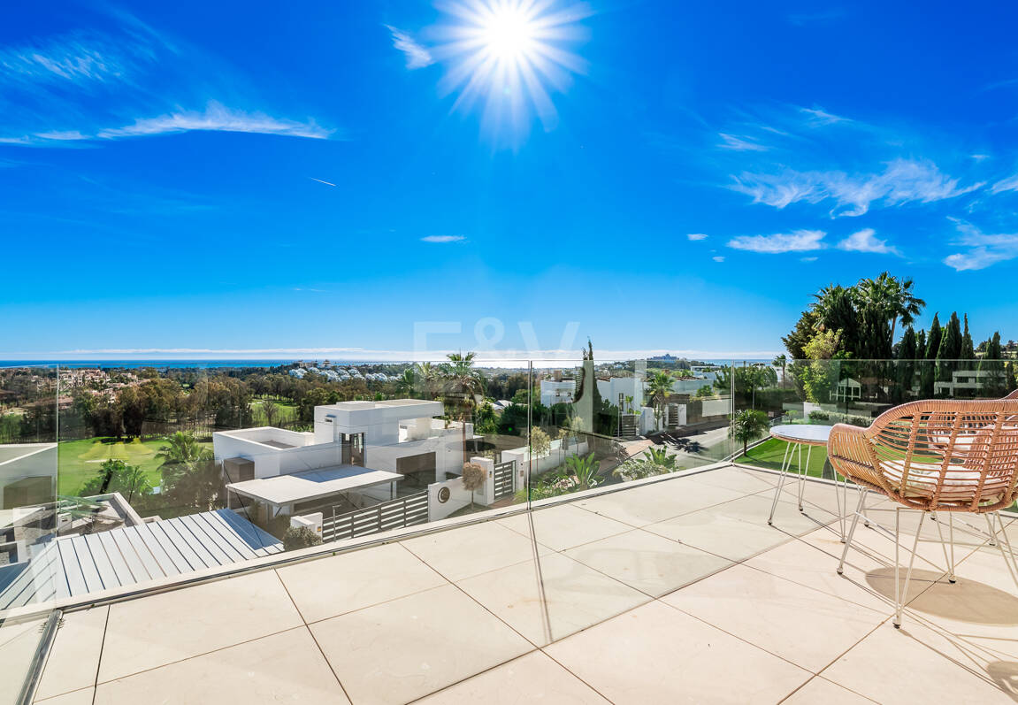 Architectural Gem With Open Sea and Mountain Views