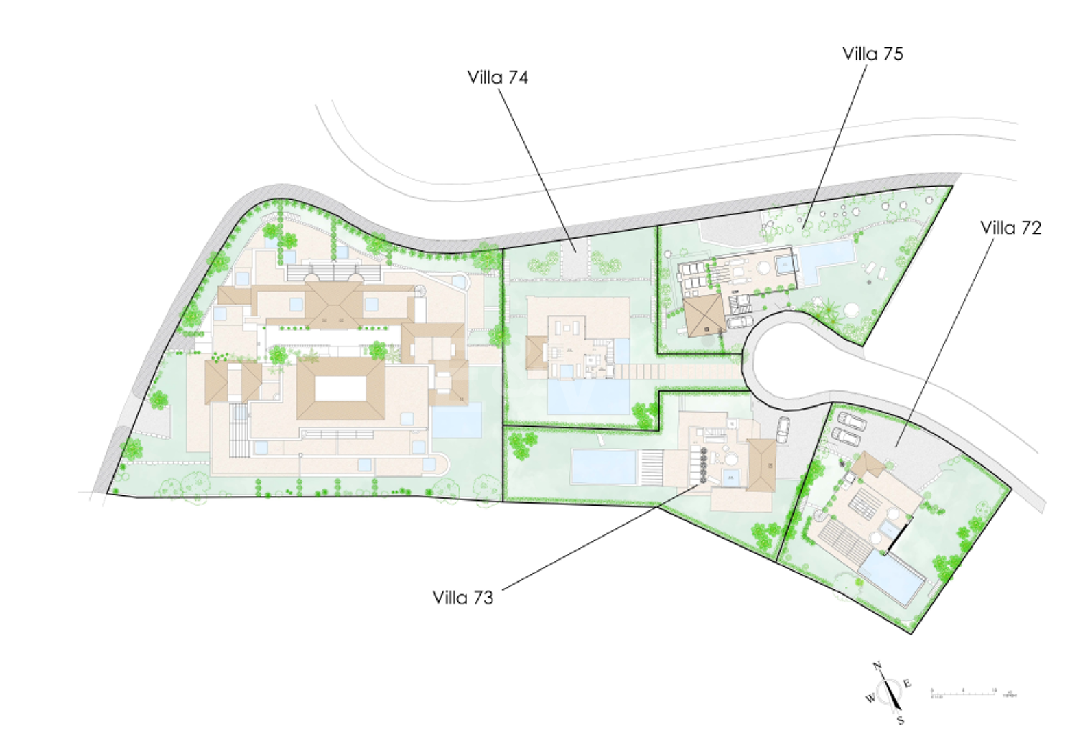 Outstanding Investment Opportunity – Four Plots with Villa Projects