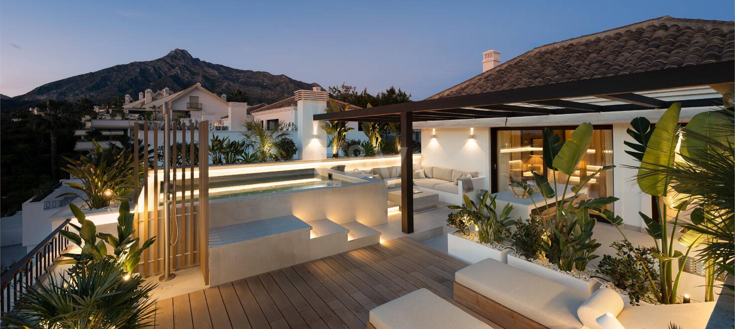 Stunning Duplex Penthouse on Marbella's Golden Mile