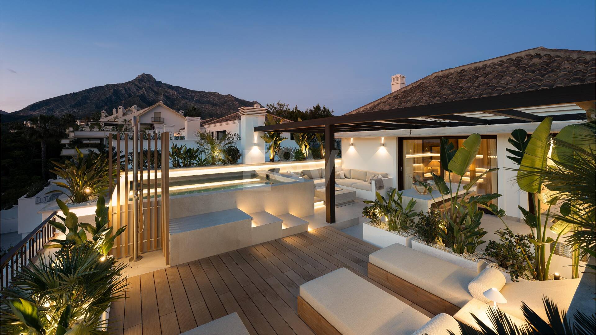 Panoramic Duplex Penthouse with Sunset Terraces and Private Pool