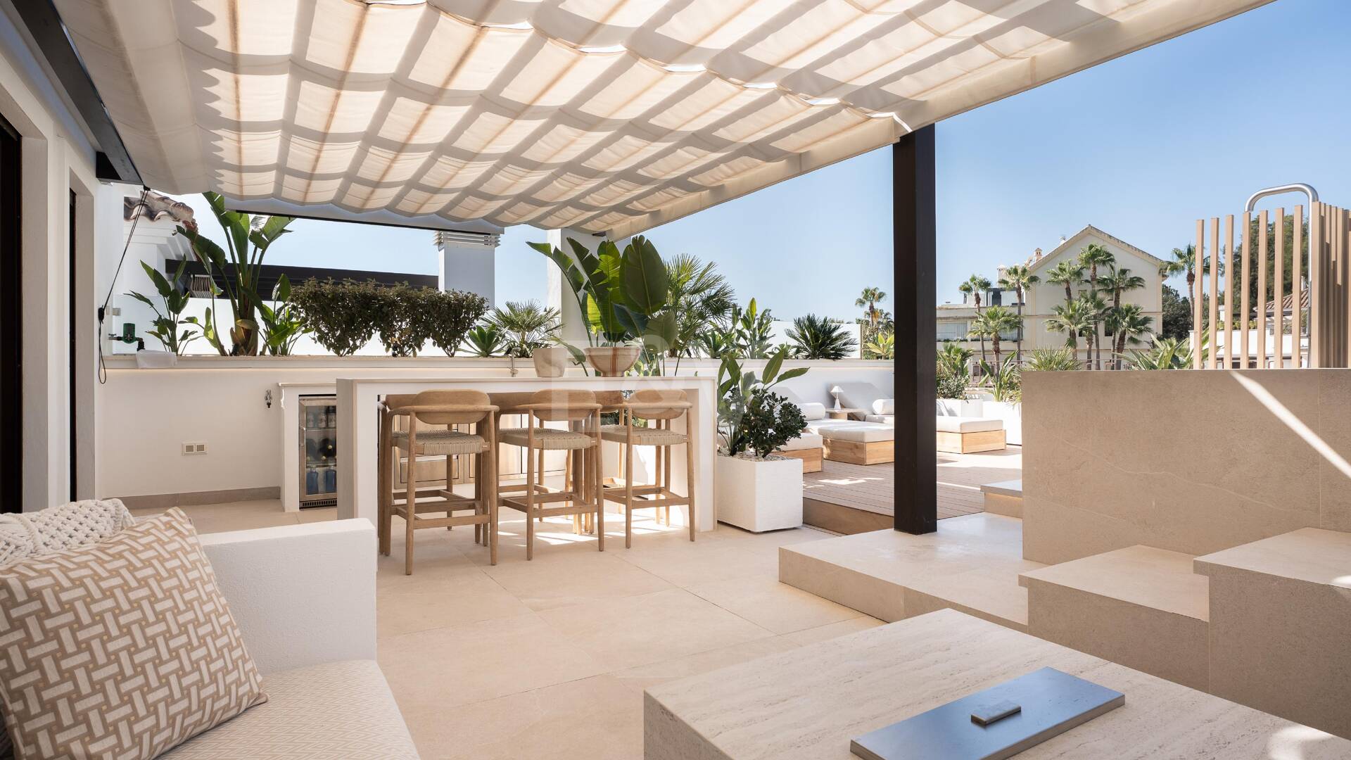 Panoramic Duplex Penthouse with Sunset Terraces and Private Pool