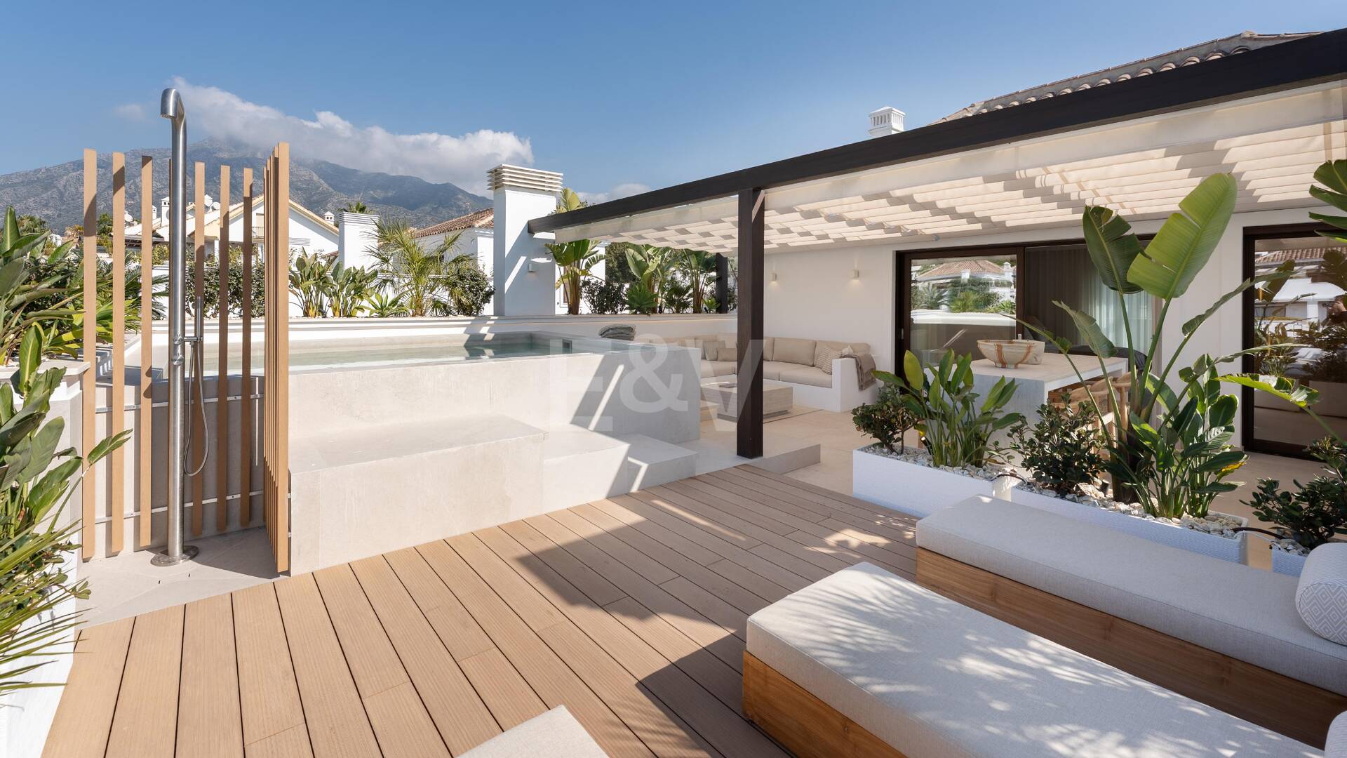 Panoramic Duplex Penthouse with Sunset Terraces and Private Pool