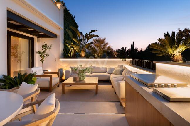 Panoramic Duplex Penthouse with Sunset Terraces and Private Pool