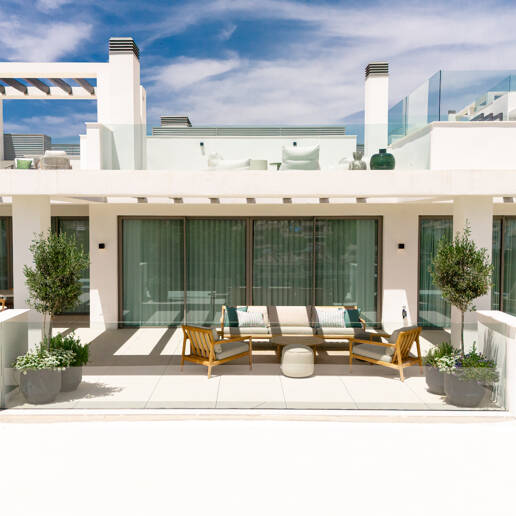 Duplex Penthouse med privat simning Pool nära Puente Romano