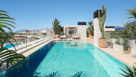 Duplex-Penthouse mit privatem Pool in der Nähe von Puente Romano