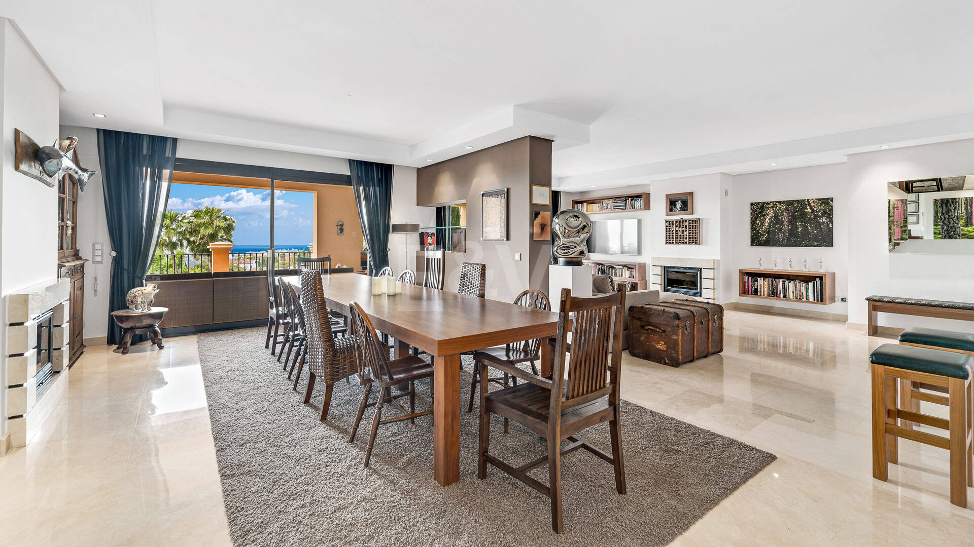 Luxuriöse, Großzügige Wohnung mit Meerblick