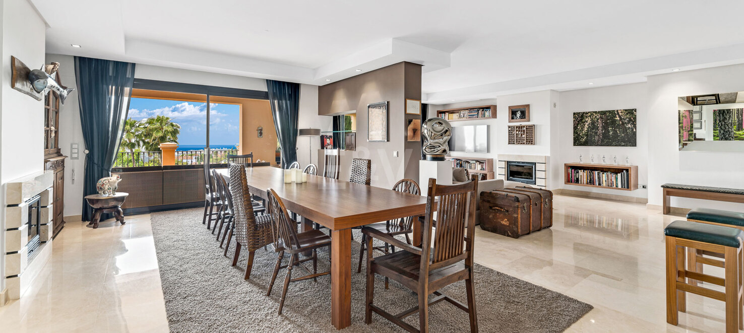 Apartamento lujoso y espacioso con vistas al mar
