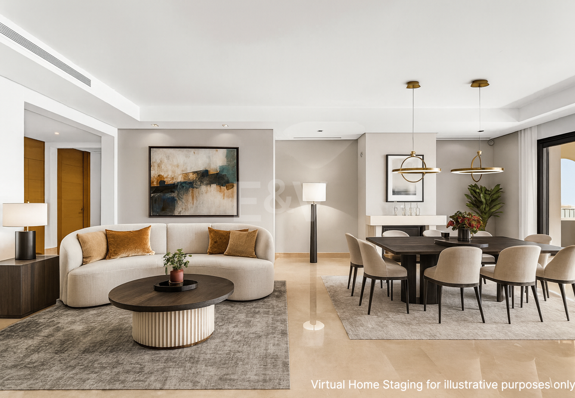 Luxuriöse, Großzügige Wohnung mit Meerblick