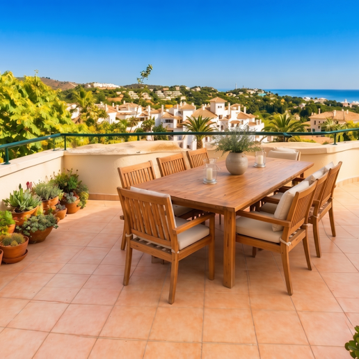 Apartamento de lujo en esquina con vistas espectaculares en Elviria Hills