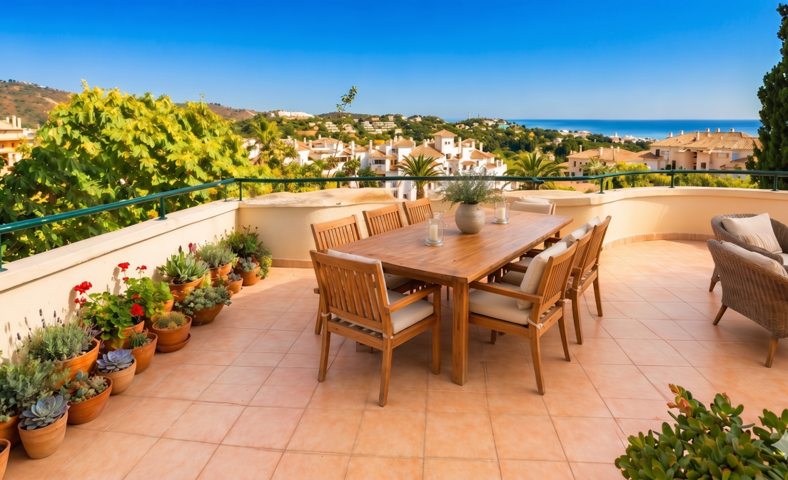 Luxuswohnung an der Ecke mit spektakulärer Aussicht in Elviria Hills