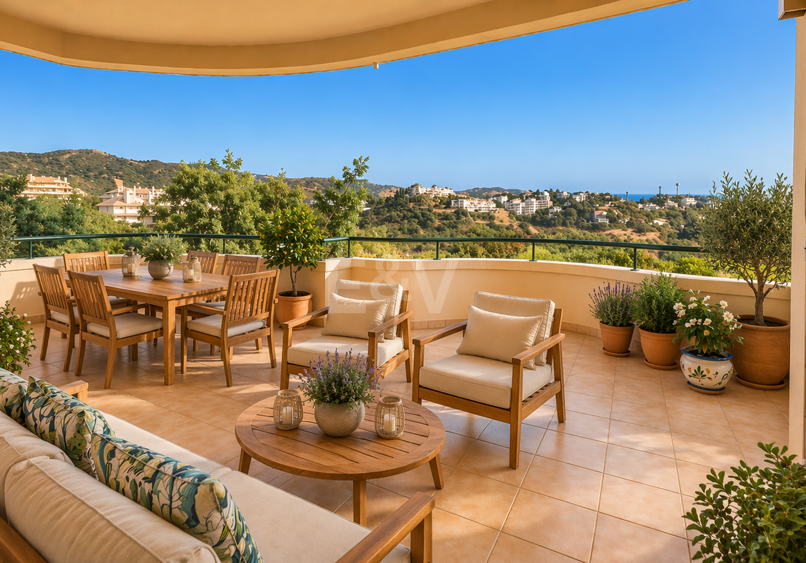 Appartement de luxe Corner avec vues spectaculaires à Elviria Hills