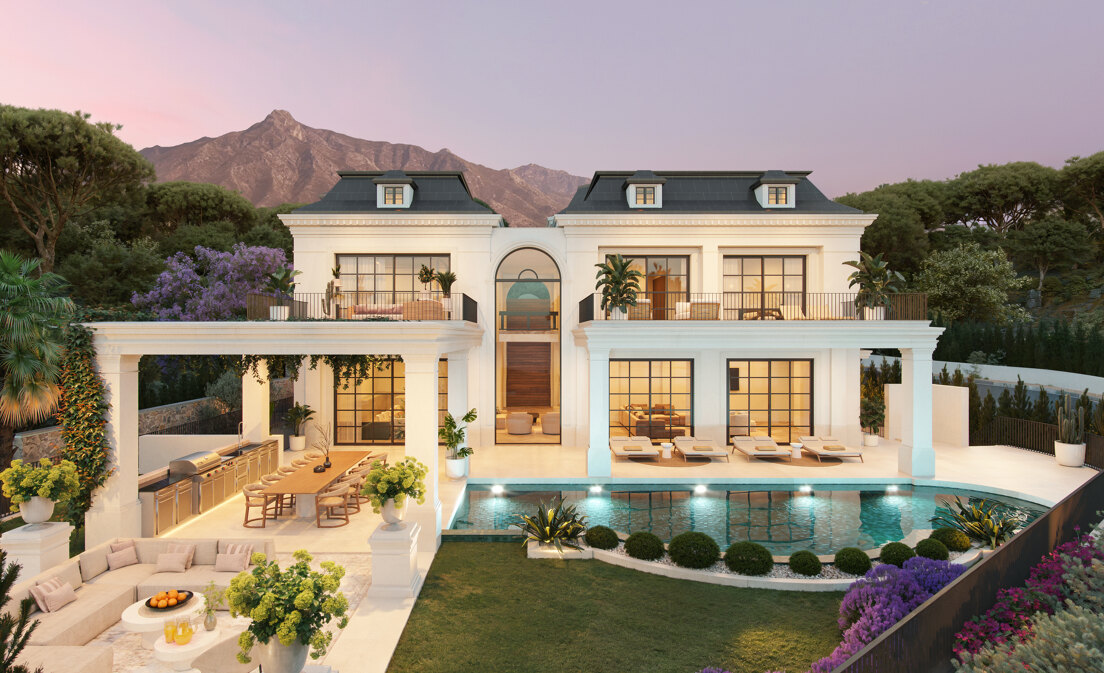 Timeless Classic Villa with Contemporary Elegance in Sierra Blanca