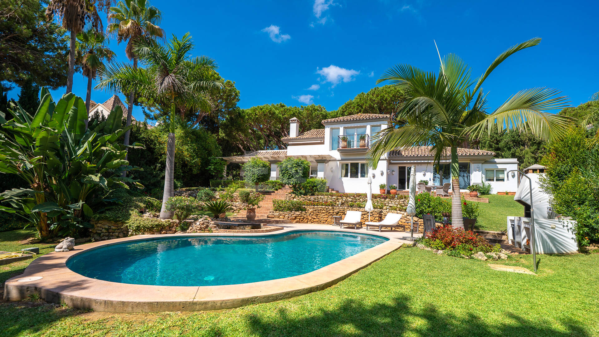 Elegant Villa on a Large Plot with Lush Gardens