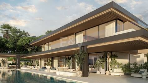 Residencia de vanguardia con vistas panorámicas en Sierra Blanca