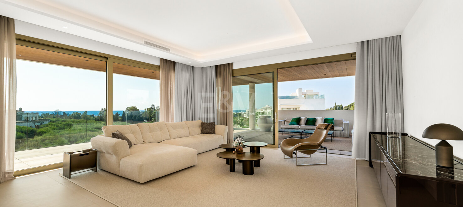 Elegante residencia de 3 dormitorios en la prestigiosa Milla de Oro de Marbella