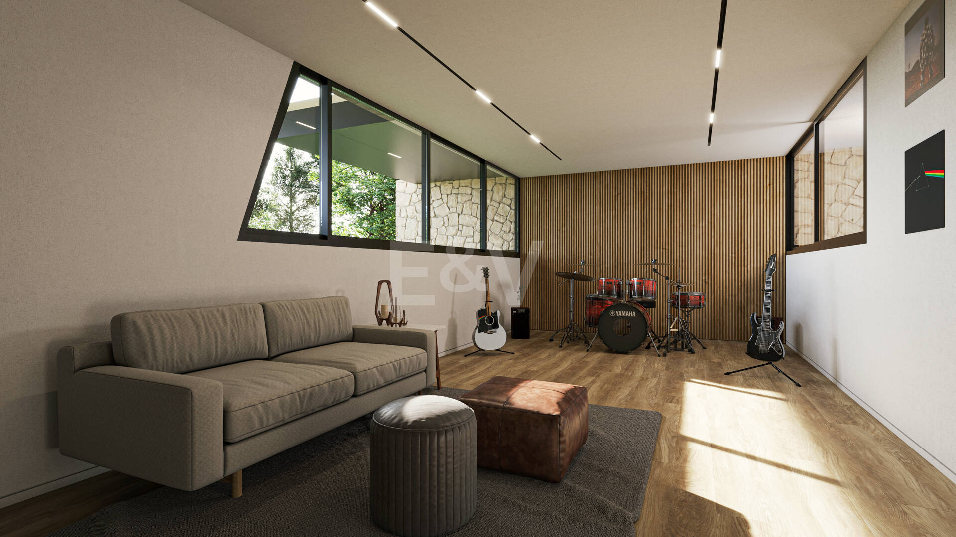 Sleek Villa med panoramautsikt över havet