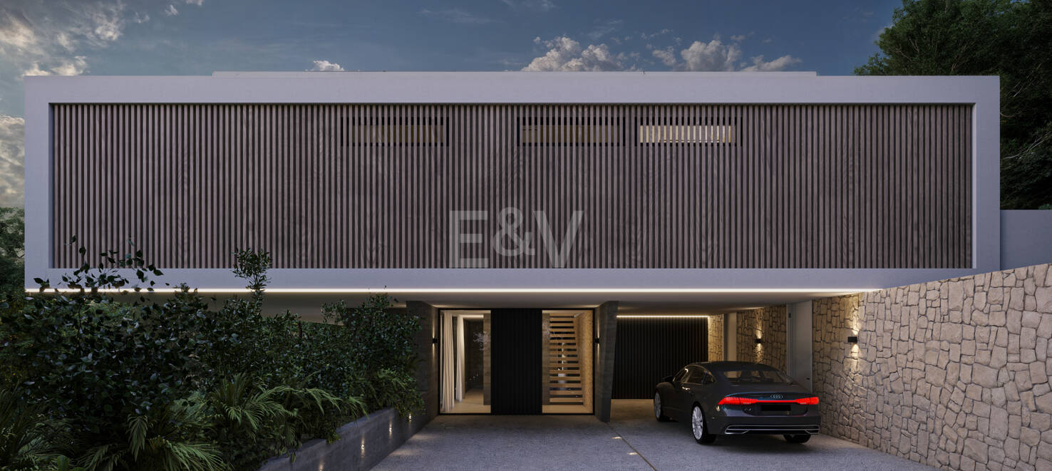 Sleek Villa med panoramautsikt över havet