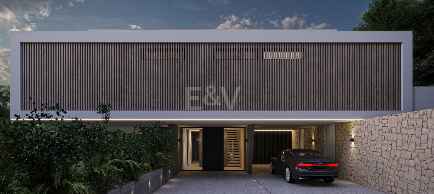 Sleek Villa with Panoramic Sea Views
