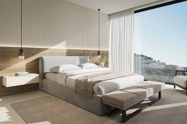 Sleek Villa med panoramautsikt över havet