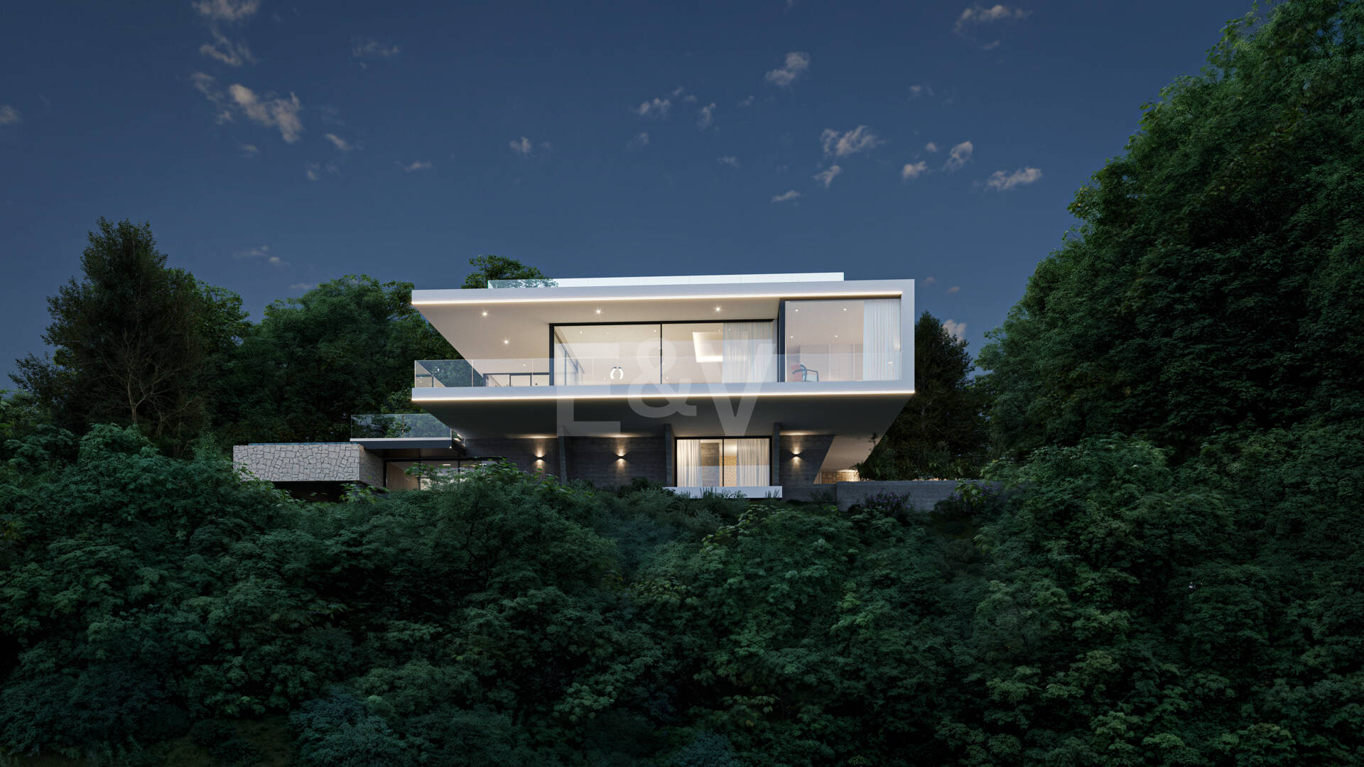 Contemporary Masterpiece with Scenic Panoramic Views and Infinity Pool
