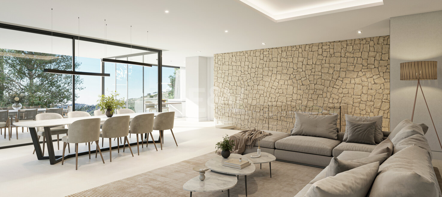 Sleek Villa with Panoramic Sea Views