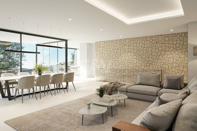 Sleek Villa med panoramautsikt över havet