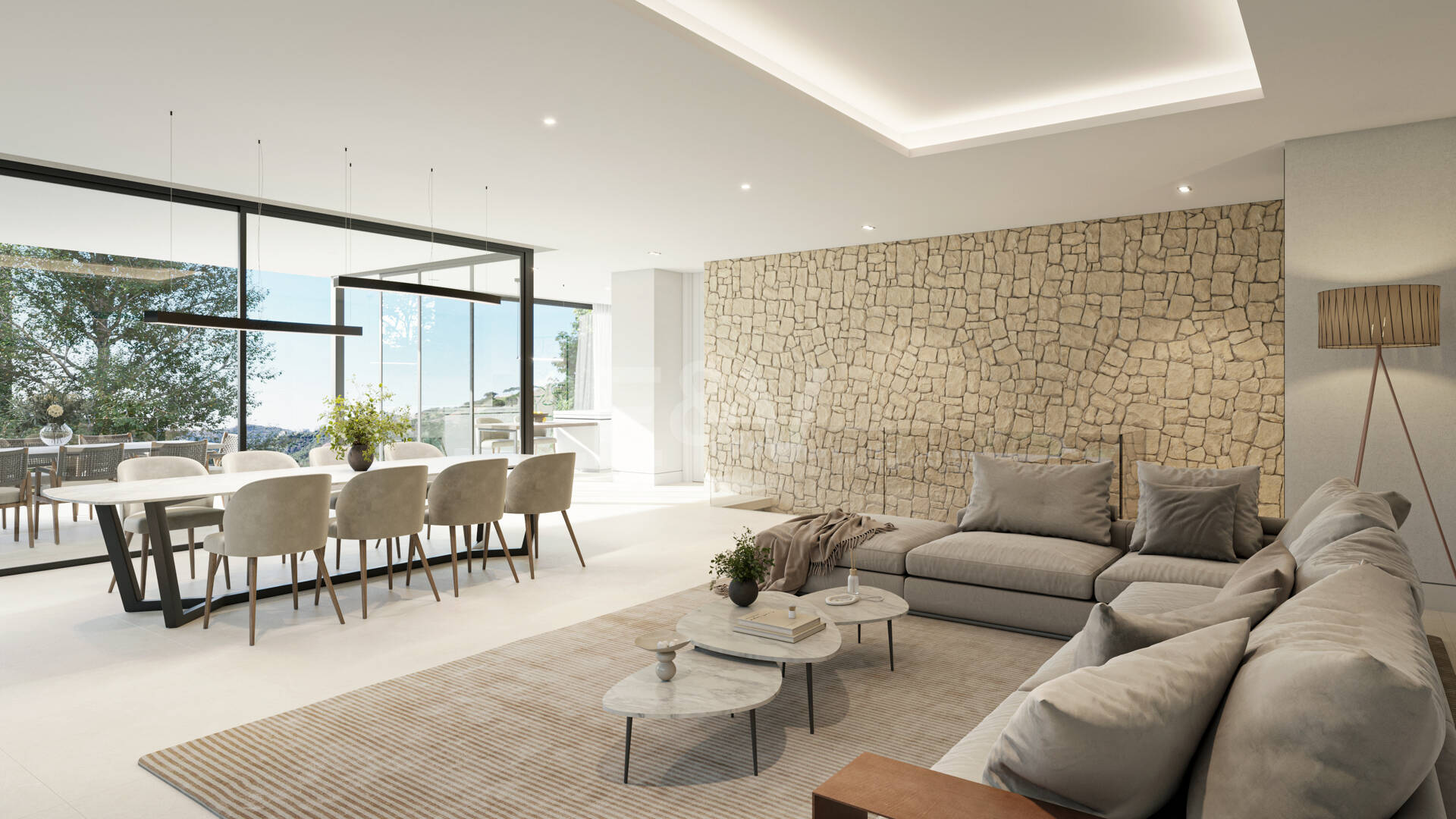 Sleek Villa med panoramautsikt över havet