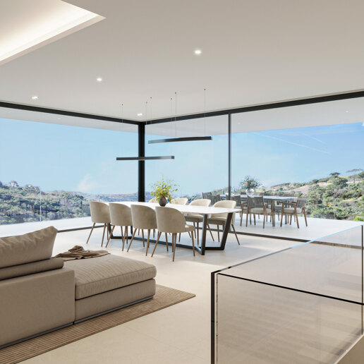 Contemporary Masterpiece with Uninterrupted Mediterranean Vistas and Infinity Pool